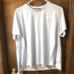 Light blue Nike running shirt